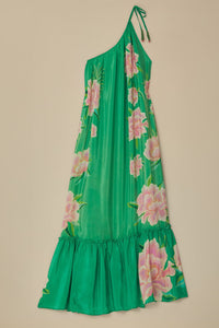Robe longue Vibes florales - Vert
