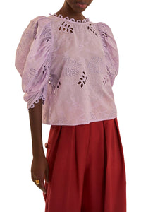 Blouse Lilac Sheer - Violet