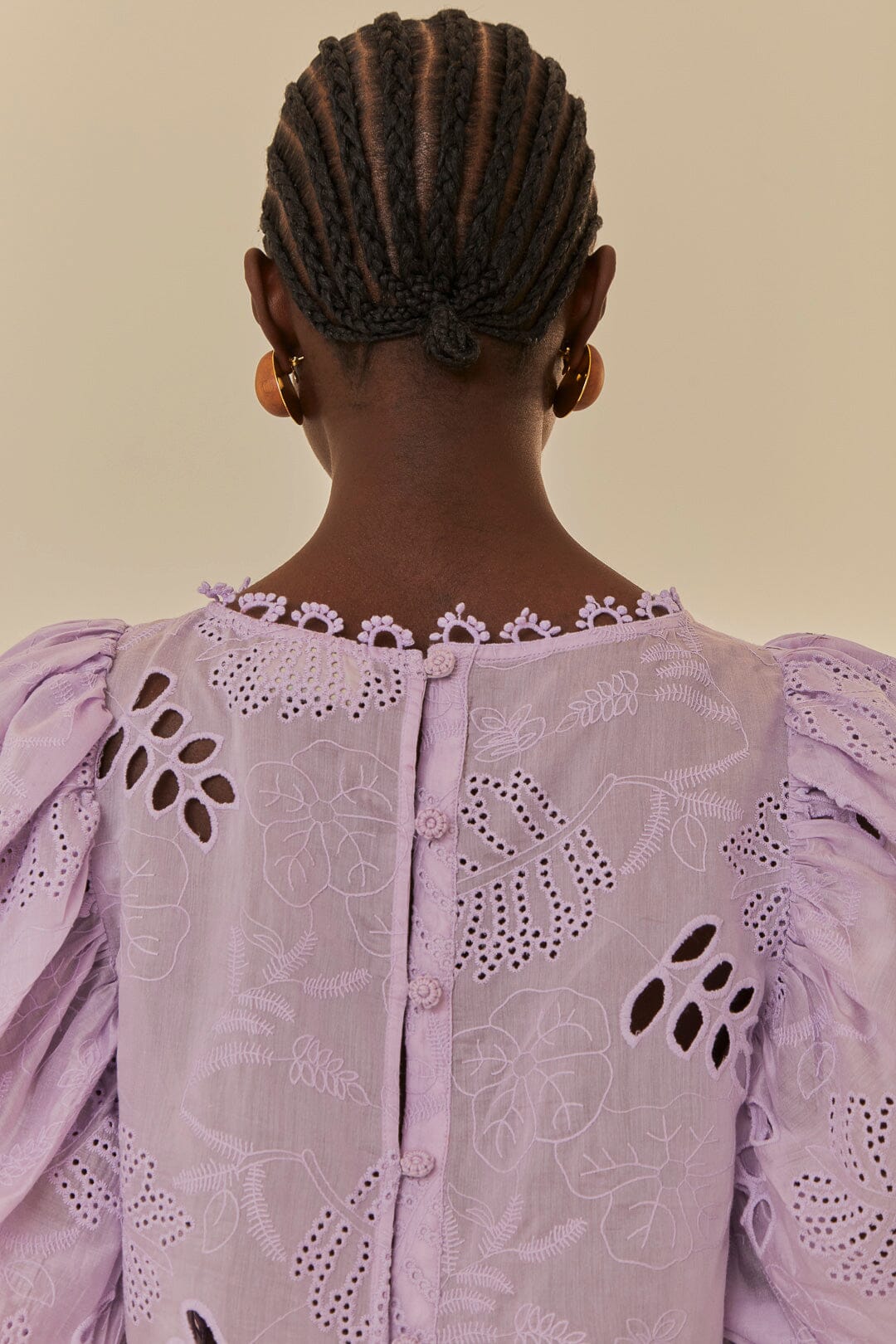 Blouse Lilac Sheer - Violet