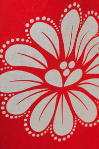 Robe longue Coquillage Ainika en lin - Rouge