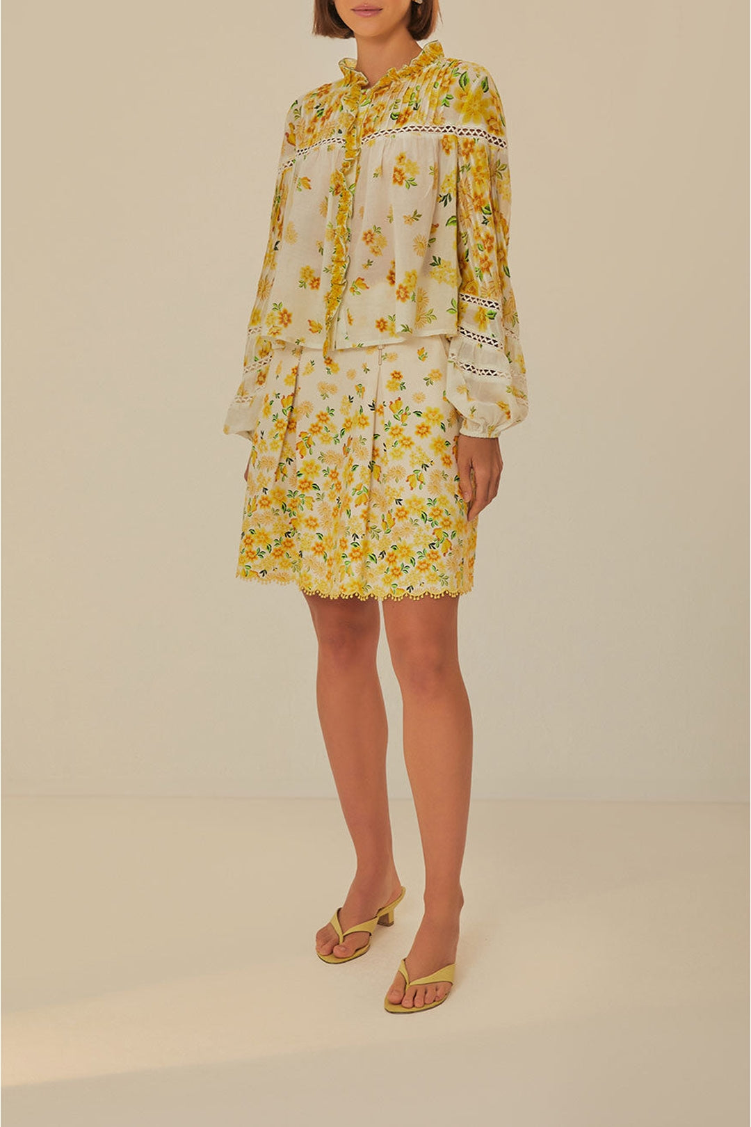 Blouse Azaleia en coton - Jaune
