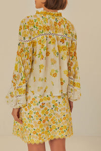 Blouse Azaleia en coton - Jaune