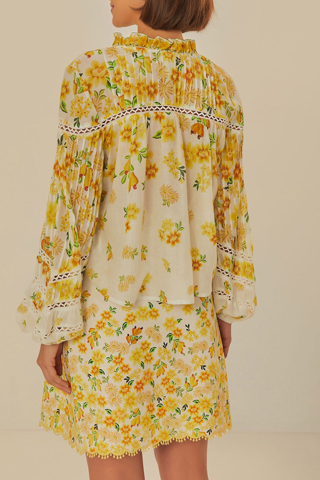 Blouse Azaleia en coton - Jaune
