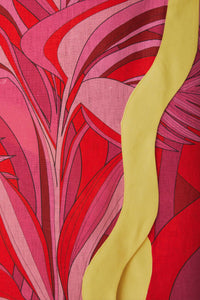 Jupe portefeuille Endless Summer en lin - Rouge