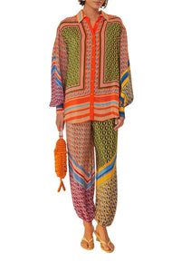 Chemise à manches longues Noix de cajou - Multicolore