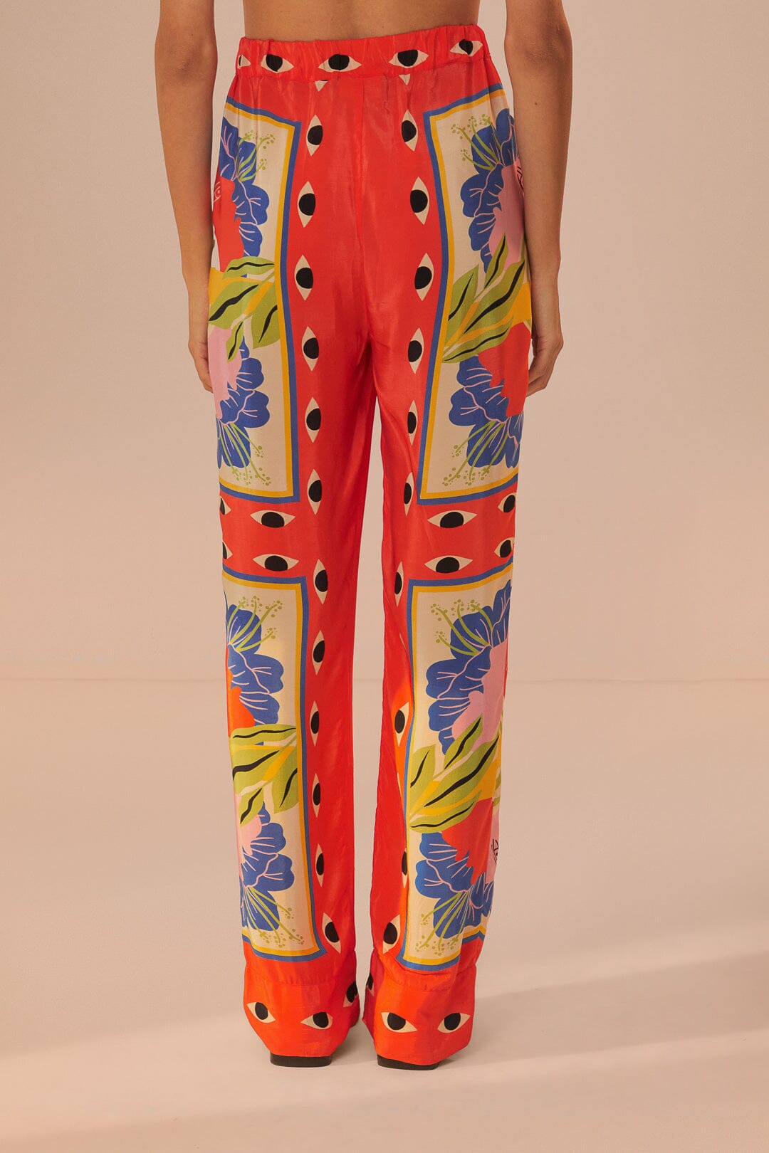 Pantalon Surreal Scarf Sand - Rouge