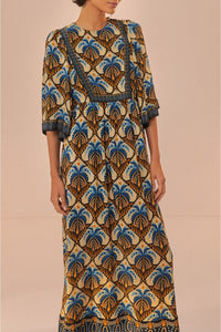 Robe longue Cocopalm - Bleu