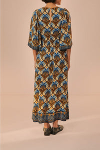 Robe longue Cocopalm - Bleu