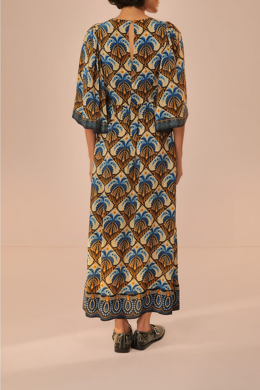 Robe longue Cocopalm - Bleu