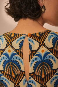 Robe longue Cocopalm - Bleu