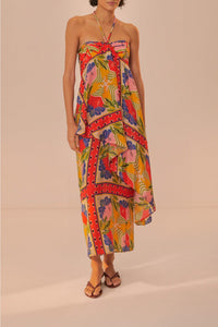Robe longue sans manches - Rouge