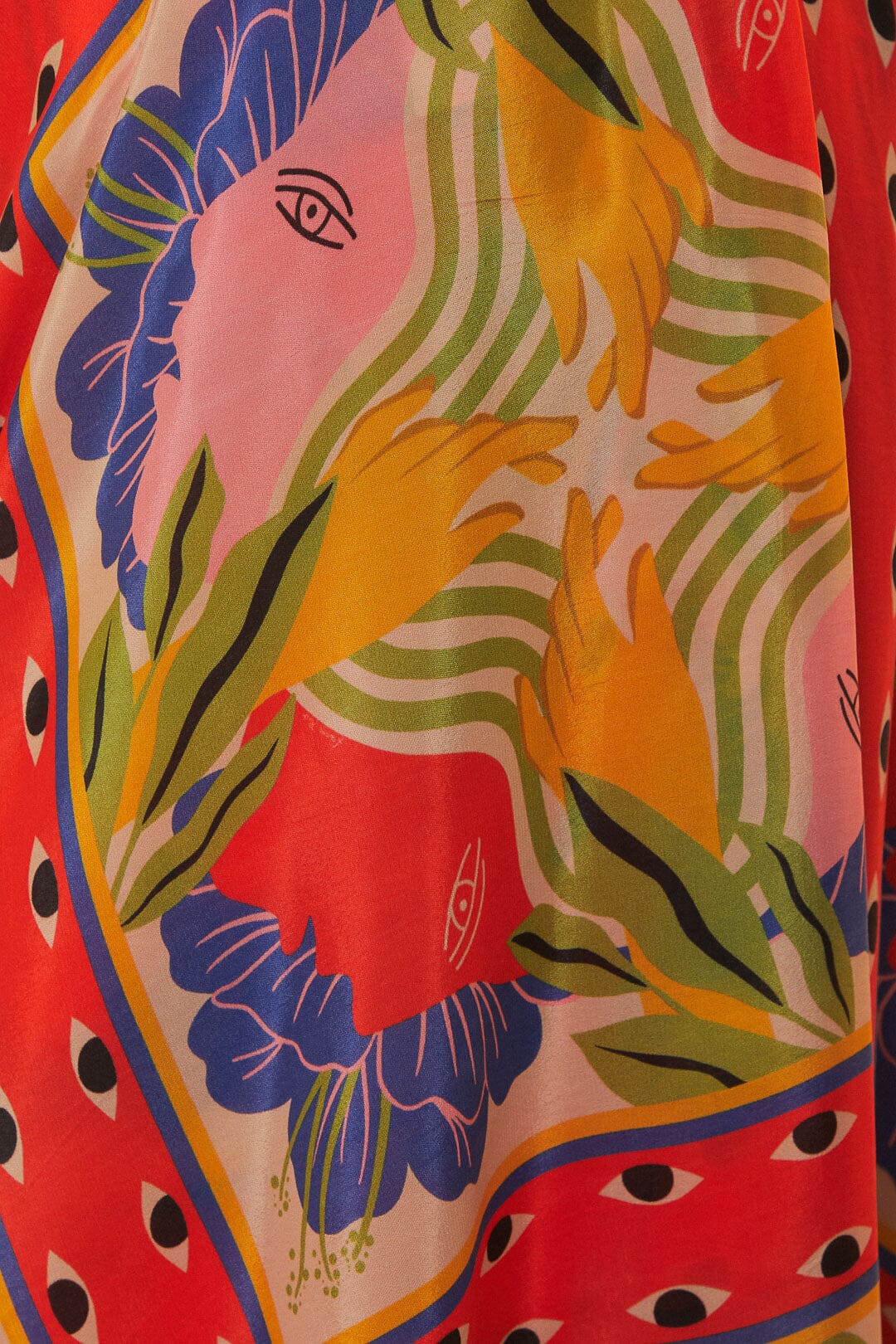 Robe longue sans manches - Rouge