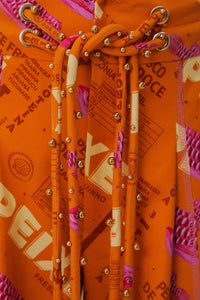 Pantalon Cargo Fresh Fish en coton - Orange