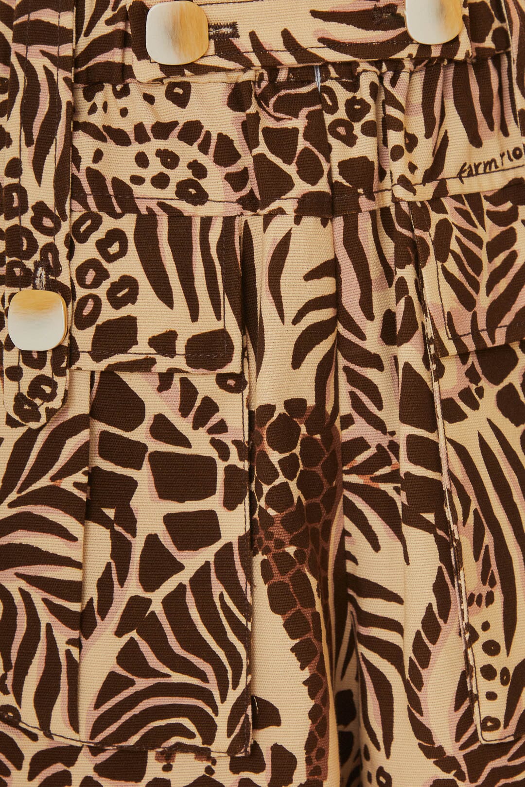 Short Safari Sand en coton - Marron
