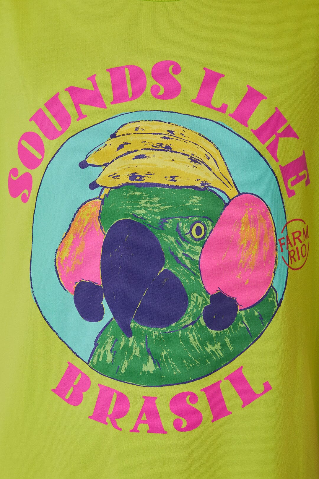 T-shirt ample Sounds Like Brasil en coton - Vert