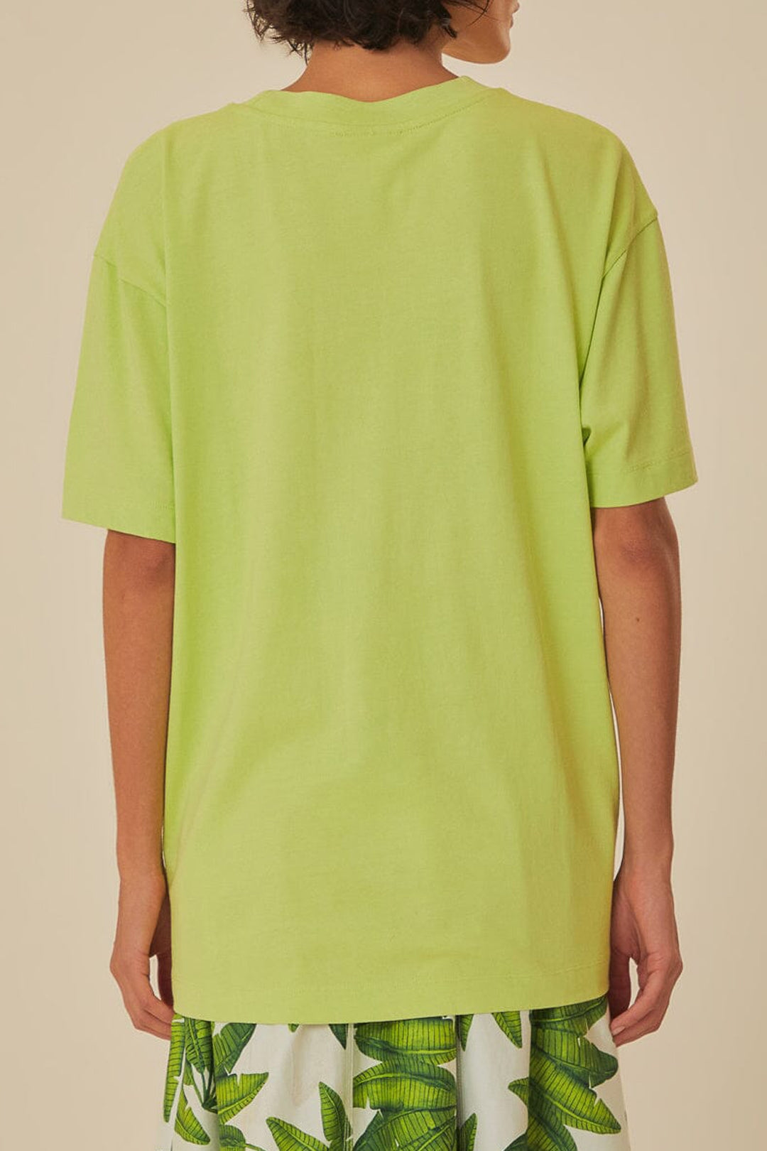 T-shirt ample Farm to Table en coton - Vert