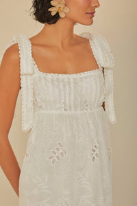 Robe midi Off-White - Blanc
