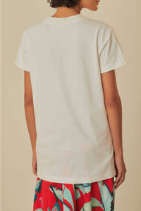 T-shirt ajusté Welcome to The Tropics en coton - Rouge
