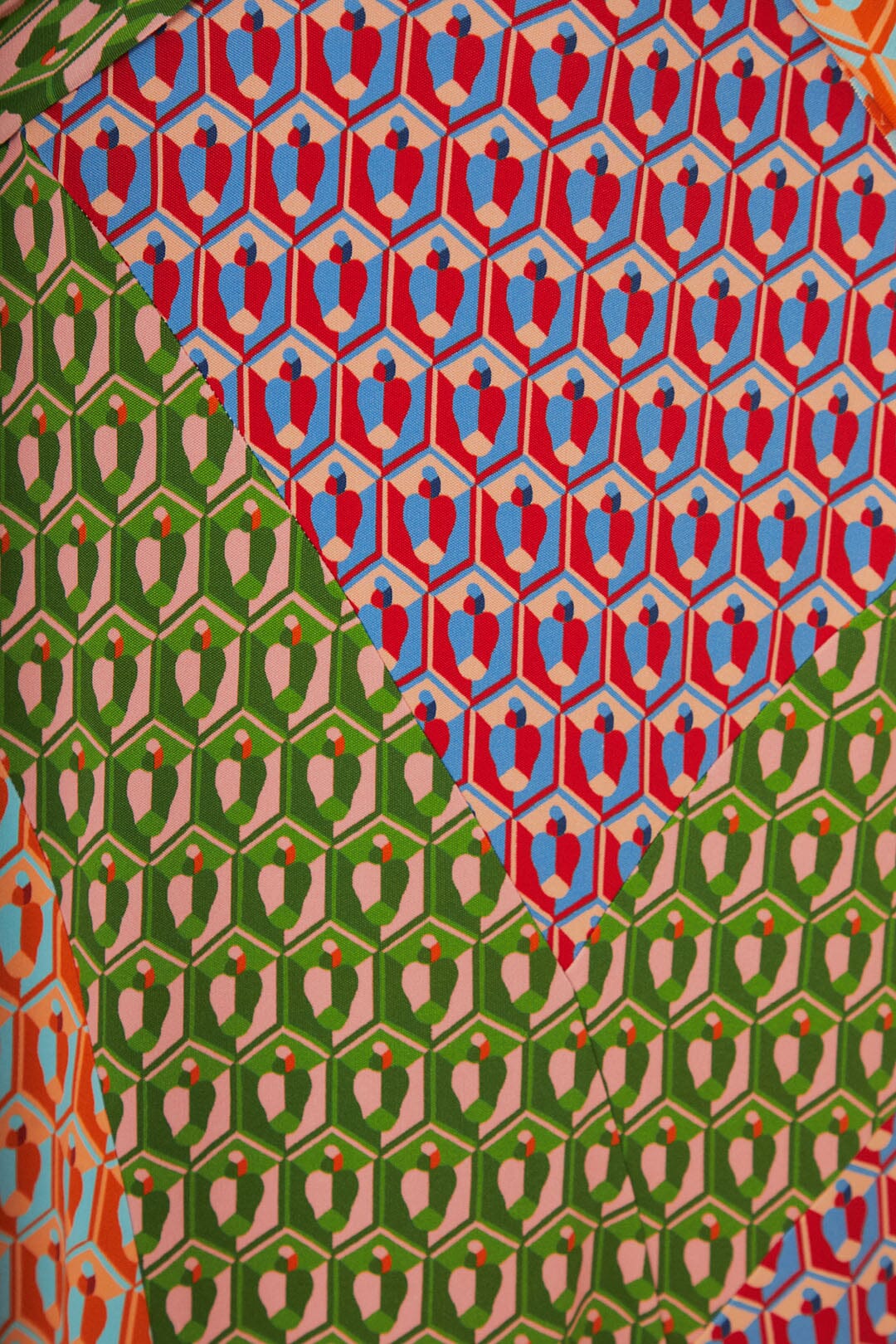 Robe longue nouée Noix de cajou - Multicolore
