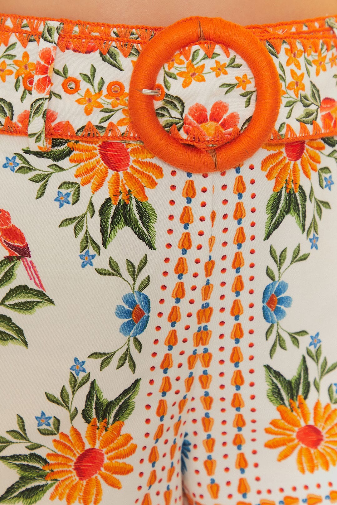 Short Bloom Garden en coton - Orange