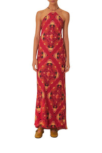 Robe longue Luize sans manches - Rose