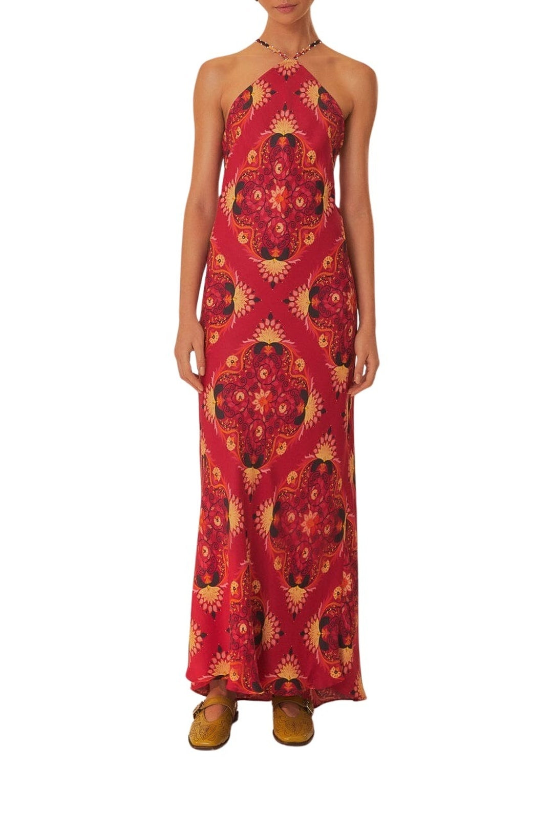 Robe longue Luize sans manches - Rose