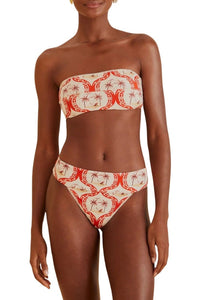 Bas de bikini Summer Beach - Rouge