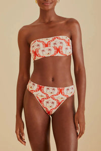 Bas de bikini Summer Beach - Rouge
