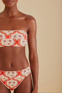 Bas de bikini Summer Beach - Rouge