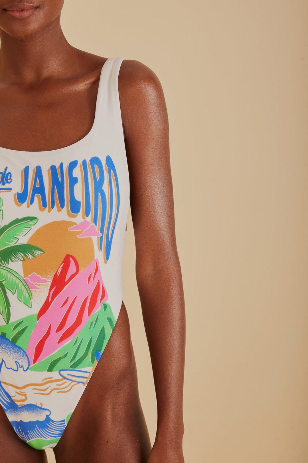 Maillot de bain une pièce Carioca - Blanc