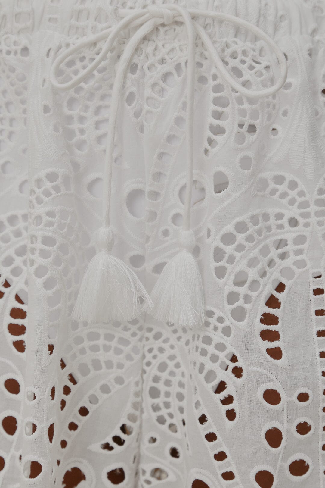 Short Laise en coton - Blanc