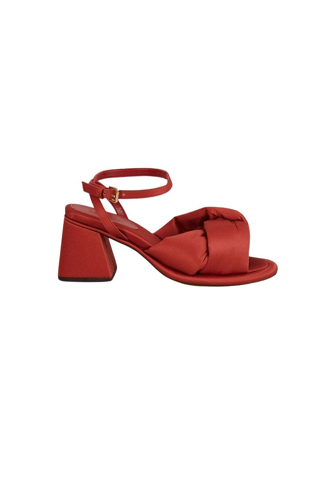 Sandales hautes Rust Puffer - Rouge