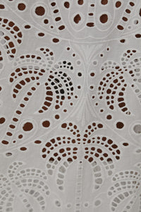 Kimono Laise en coton - Blanc