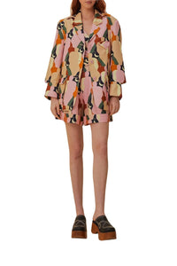 Blazer The Kiss à découpes en coton - Multicolore