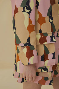 Blazer The Kiss à découpes en coton - Multicolore