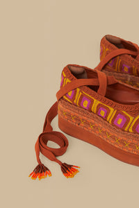Espadrilles à plateforme - Marron