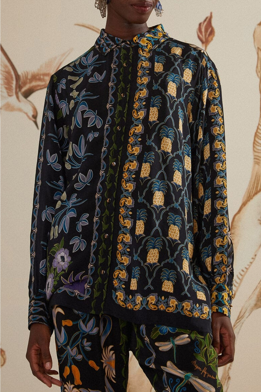 Chemise Jardin d'hiver - Noir