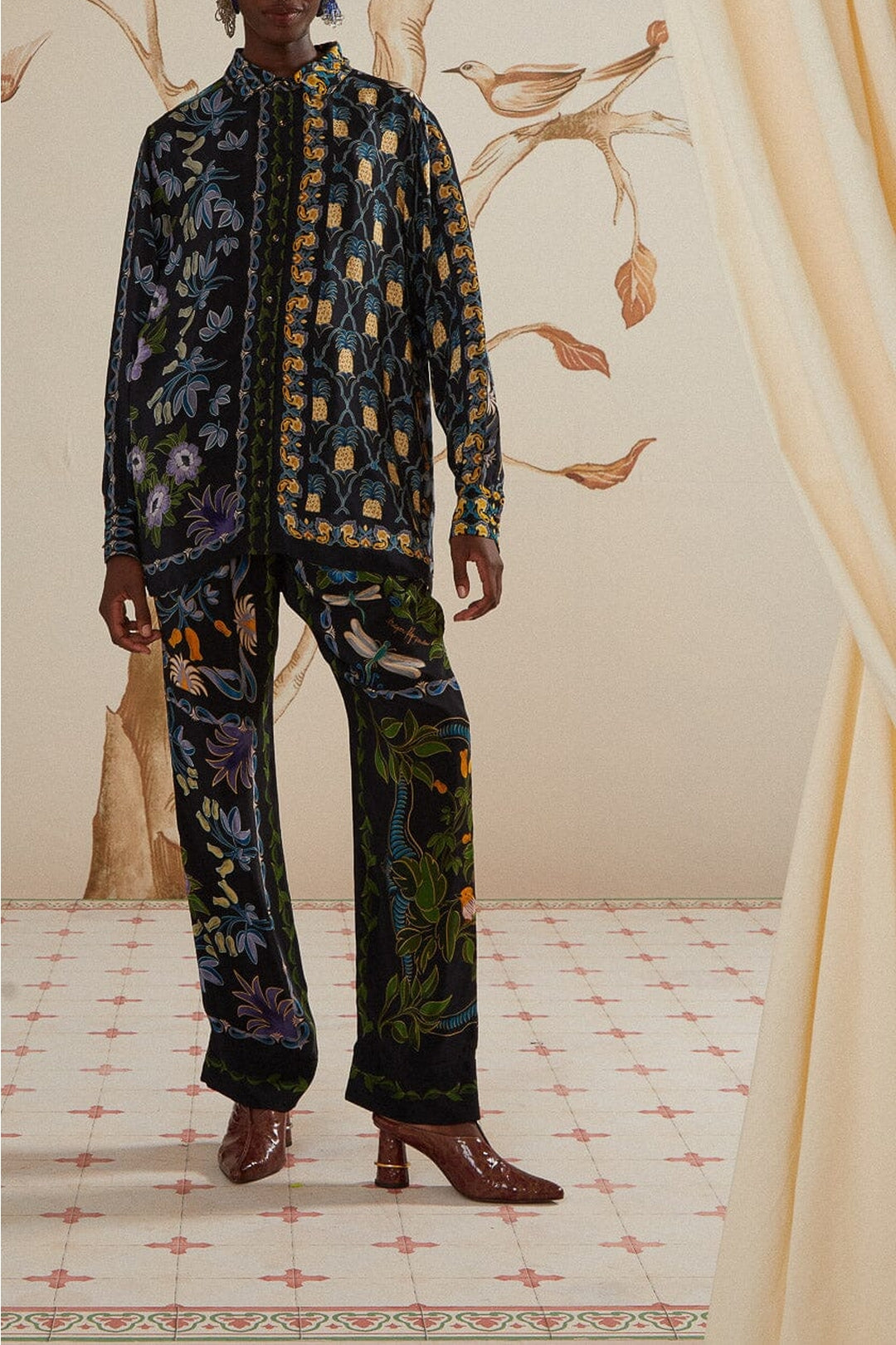 Pantalon Jardin d'hiver - Noir