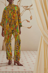 Pantalon Plumes d'Amazonie - Vert