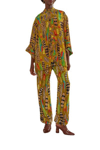 Pantalon Plumes d'Amazonie - Vert