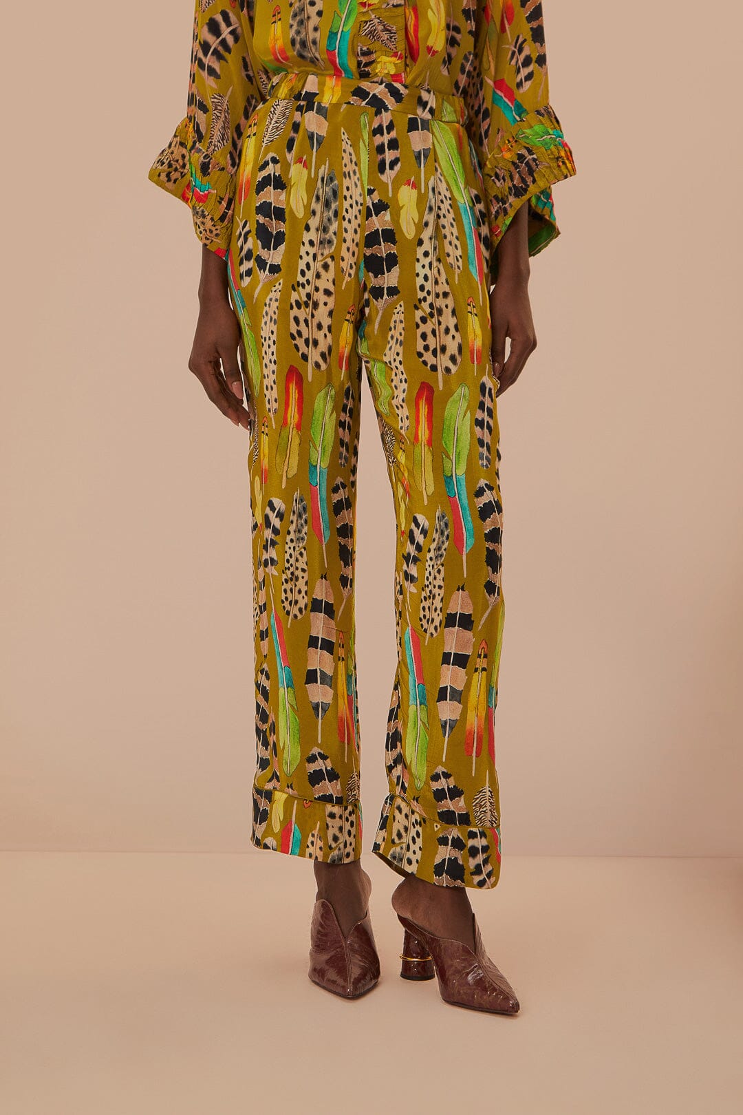 Pantalon Plumes d'Amazonie - Vert