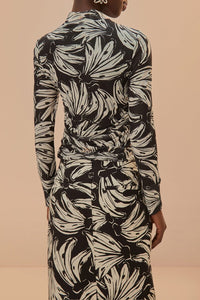 Blouse Banana Bossa en tulle - Noir