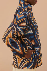 Doudoune réversible Toucans Scarf - Rouge & beige