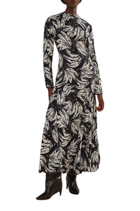 Robe longue Bossa Banana - Noir