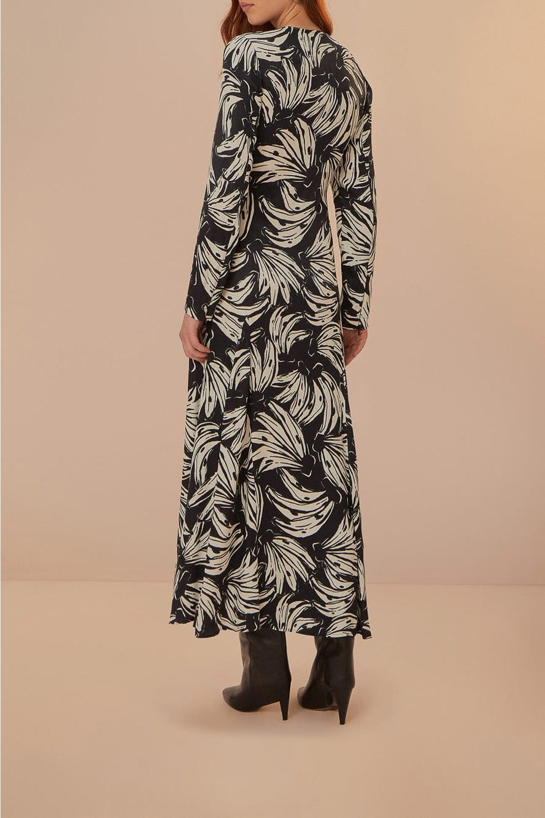 Robe longue Bossa Banana - Noir
