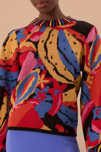 Pull Fruitelicious en maille - Multicolore