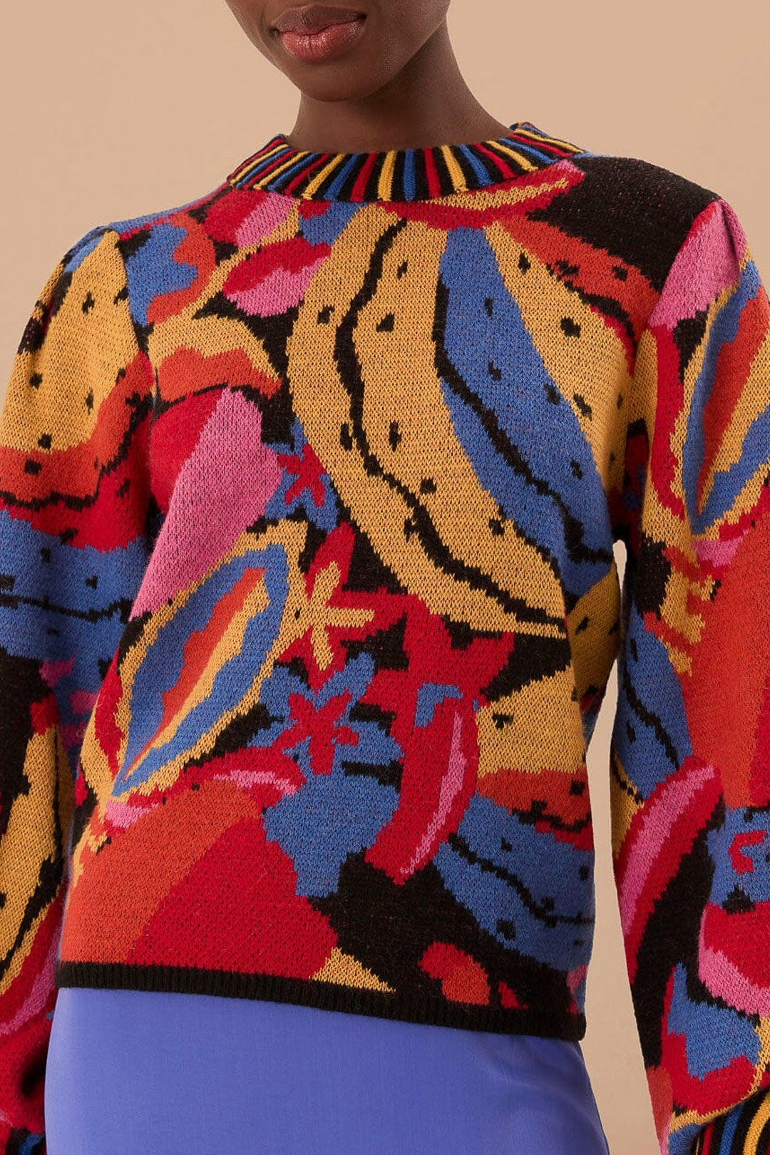 Pull Fruitelicious en maille - Multicolore