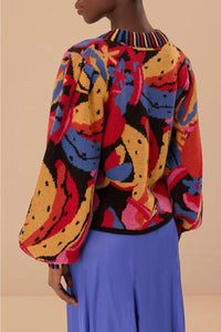 Pull Fruitelicious en maille - Multicolore