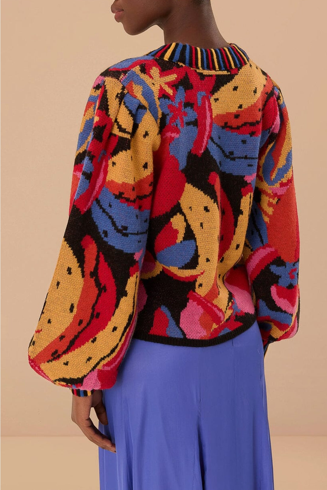 Pull Fruitelicious en maille - Multicolore