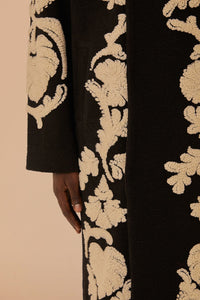 Manteau en polaire Helen en laine mélangée - Marron